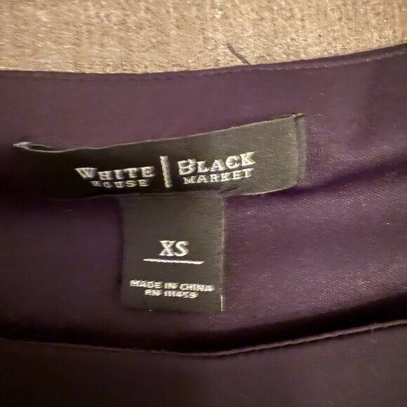 White House Black Market Embellished Black Bodycon Dress – XS - Picture 4 of 5